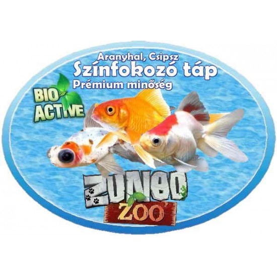 ZunboZoo Díszhal táp Aranyhal Színfokozó csipsz eleség