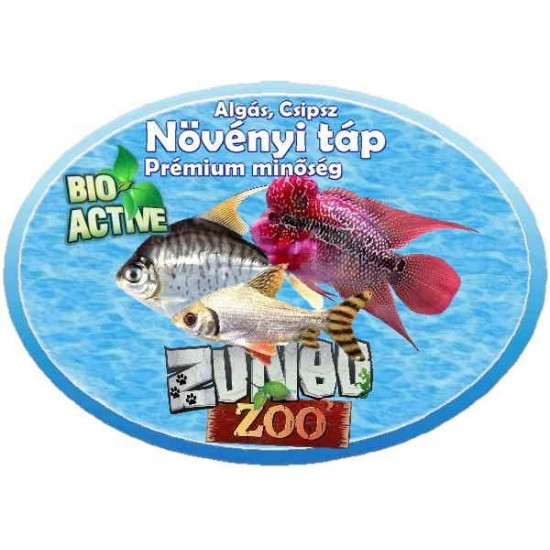 ZunboZoo Díszhal táp Általános Növényi csipsz eleség