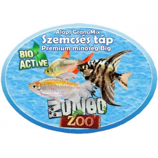 ZunboZoo Díszhal táp Általános Alap szemcsés eleség Big