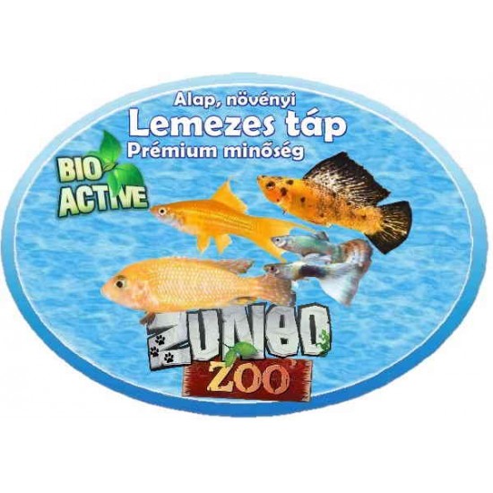 ZunboZoo Díszhal táp Általános Növényi lemezes eleség