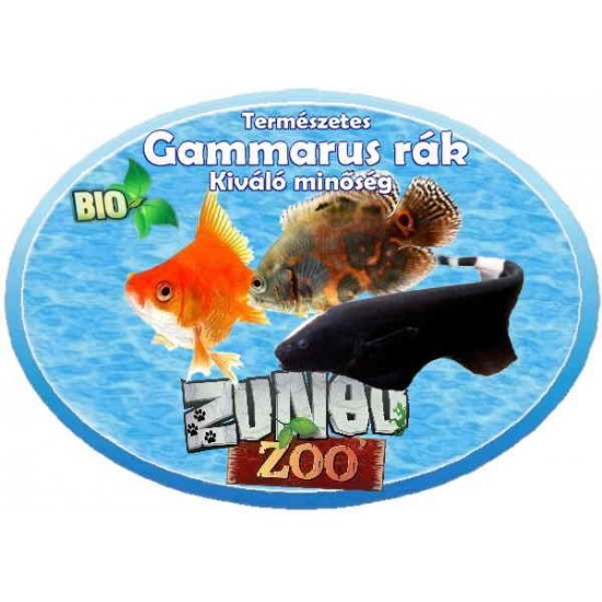 ZunboZoo Díszhal táp Általános Természetes Gammarus rák