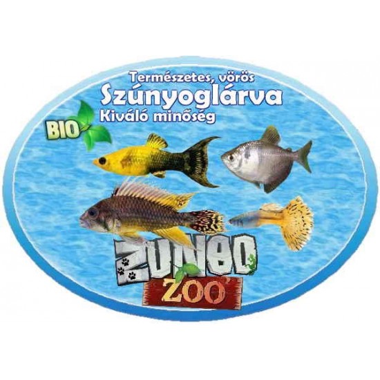 ZunboZoo Díszhal táp Általános Természetes Vörös szúnyoglárva