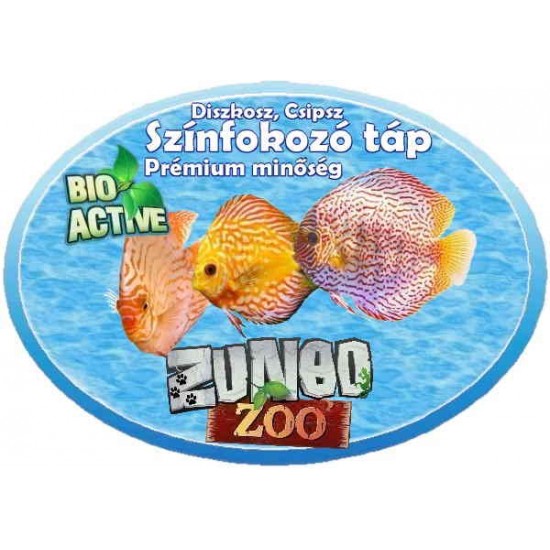 ZunboZoo Díszhal táp Diszkosz Színfokozó csipsz eleség