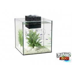ZunboZoo Akvárium-Florárium-Terrárium Kocka Magas Üvegből