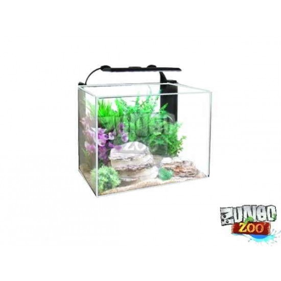 ZunboZoo Akvárium-Florárium-Terrárium Kocka Alacsony Üvegből