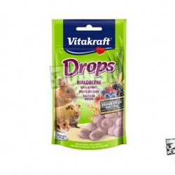 Vitakraft Kisemlős Jutalomfalat Drops áfonyás, erdei gyümölcsös 75 g