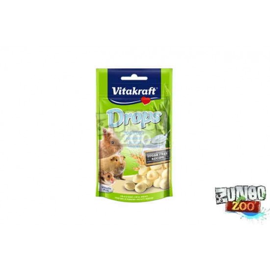 Vitakraft Kisemlős Jutalomfalat Drops joghurtos 75 g