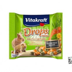 Vitakraft Kisemlős Jutalomfalat Happy Mini Drops sárgarépás 40 g