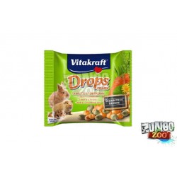 Vitakraft Kisemlős Jutalomfalat Happy Mini Drops sárgarépás 40 g