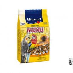 Vitakraft Madár Közepes papagáj Nimfa, Rozella Eleség Menü
